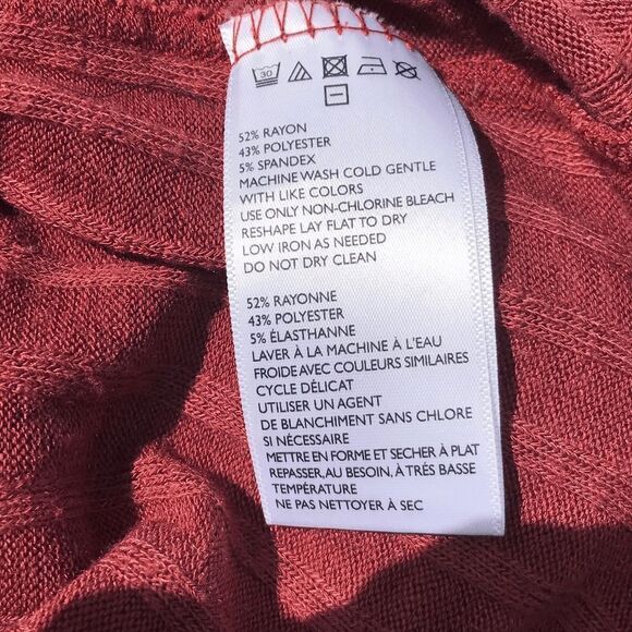 Urban Outfitters oversized lightweight hi-low rib knit sweater dusky rose. Large - Picture 5 of 7